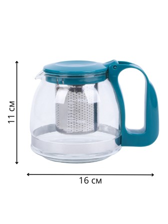 Чайник заварочный стеклянный 750 мл Mallony Decotto-AS750 с фильтром