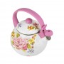 Чайник LARA LR00-20 PINK эмаль, 2.5 л, свисток, индукция