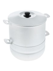 Мантоварка алюминиевая Белая Калитва 180645, 6 л, 4 сетки