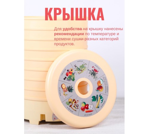 Сушилка Суховей МП8 для овощей и фруктов (электросушилка 8 поддонов)