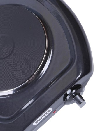 Электроплитка Мечта-112Ч чёрная 1-конфорочная (закрытый ТЭН, чугун) 1.0 кВт