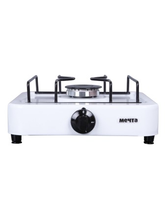 Плита газовая МЕЧТА-100М одногорелочная настольная белая