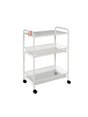 Этажерка Ладья 33 КС серая, на колесиках Э356С