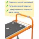 Скамейка-перевертыш складная Ника СКМ2/О (модель 2) мягкая, оранжевый каркас