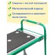Скамейка-перевертыш складная Ника СКМ2/З (модель 2) мягкая, зеленый каркас