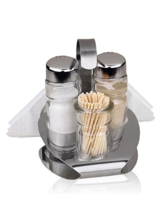 Набор для специй LARA LR08-02 4 предмета, сталь