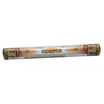 Благовония (ароматические палочки) Эвкалипт (Eucalyptus), SARATHI, 20 шт. в упаковке (шестигранник)