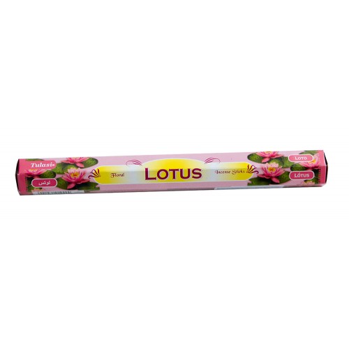Благовония (ароматические палочки) Лотос (Lotus), SARATHI, 20 шт. в упаковке (шестигранник)