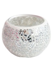 Подсвечник "Винтаж", цвет серебро, 9х7 см