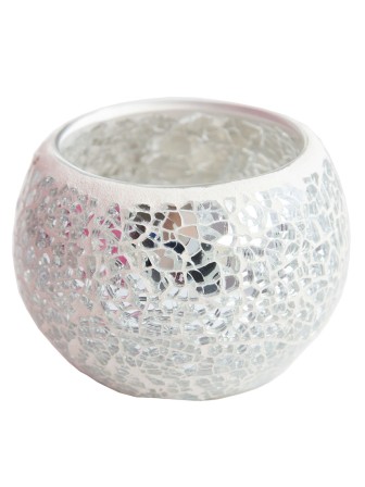 Подсвечник "Винтаж", цвет серебро, 9х7 см