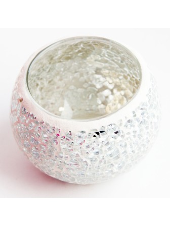 Подсвечник "Винтаж", цвет серебро, 9х7 см