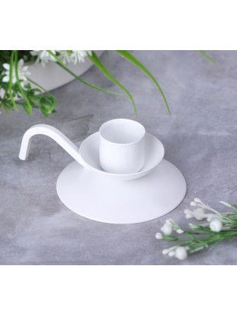 Подсвечник "Ретро" белый