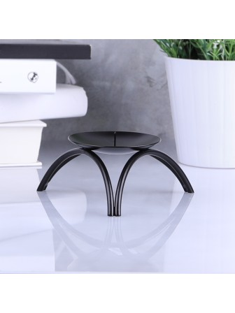 Подсвечник "Олимп" черный Омский свечной