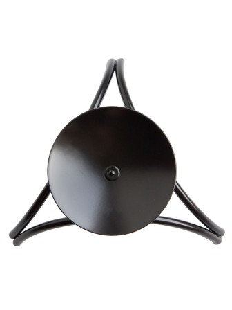 Подсвечник "Олимп" черный металлический, набор 2 шт.