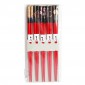 Палочки для суши бамбуковые 40430 "Пейзажи", 5 пар, красные