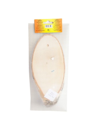 Термометр комнатный деревянный "Березка" Д-10 исполнение 3  (Цветочный орнамент)