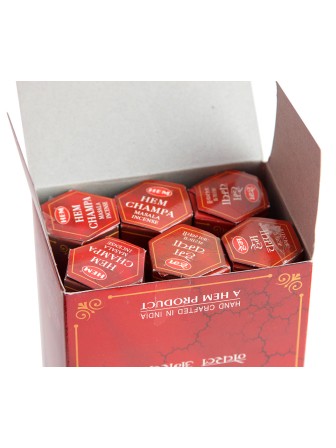 Благовония (ароматические палочки) HEM Champa (Чампа) 15 шт. в упаковке (шестигранник)