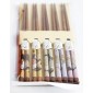 Палочки для суши бамбуковые 40358 "Девушки", 5 пар, коричневые