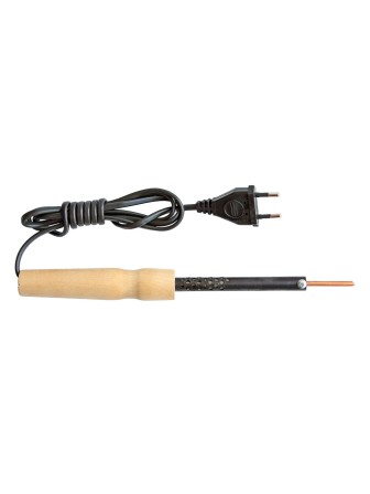 Электропаяльник со съёмным паяльным стержнем ЭПСН 25/220В (с винтом, деревянная ручка)