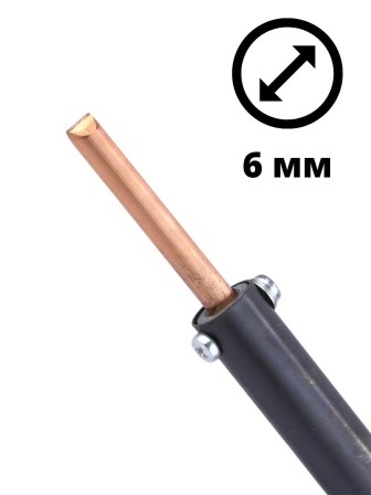 Электропаяльник со съёмным паяльным стержнем ЭПСН 65/220В (с винтом, деревянная ручка)