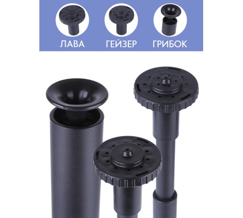 Насос для фонтана Vodotok HJ-1143 с насадками, напор 0,9 м