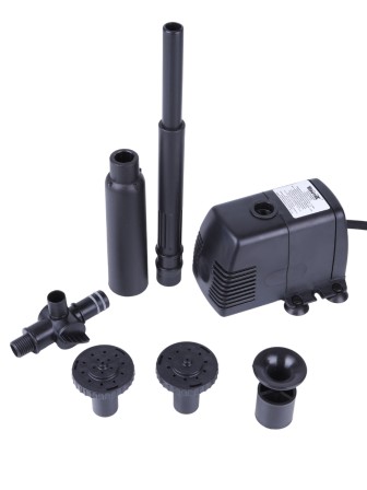 Насос для фонтана Vodotok HJ-1143 с насадками, напор 0,9 м
