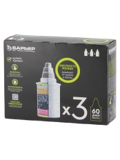 Фильтр для воды Кассета Барьер Жесткость Железо, ресурс 350 л, набор 3 шт.