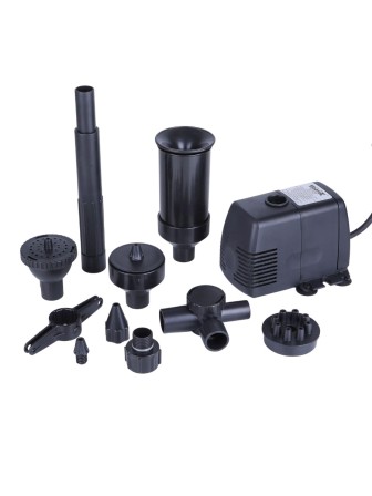 Насос для фонтана Vodotok HJ-1543 с насадками, напор 1,2 м