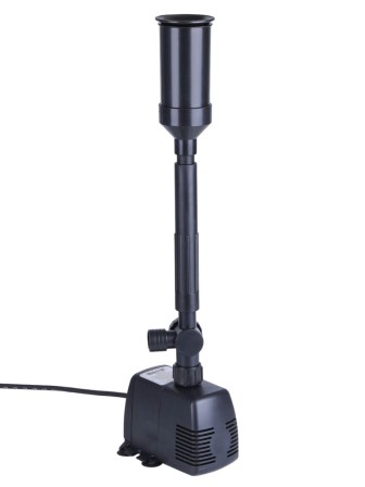 Насос для фонтана Vodotok HJ-1543 с насадками, напор 1,2 м