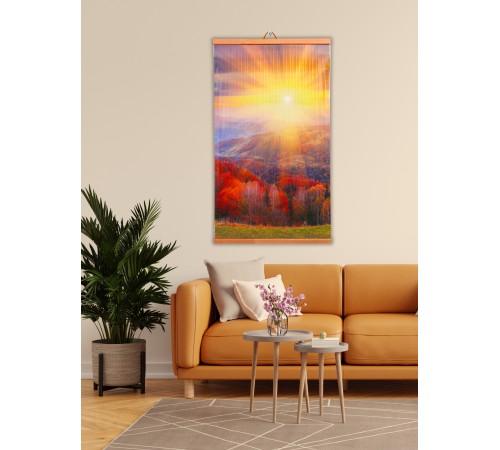 Инфракрасный настенный обогреватель Домашний Очаг Осенний Лес