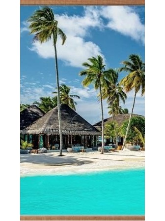 Инфракрасный настенный обогреватель Домашний Очаг Лагуна