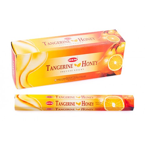 Благовония (ароматические палочки) Hem Мандарин Мед (Tangerine Honey), 20 палочек
