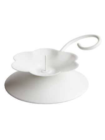 Подсвечник "Цветок" белый