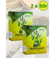Перечная мята "Авита" 50г х 2 шт. при метеоризме, тошноте, холецистите, гепатите, неврозе