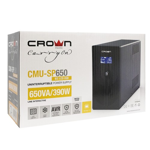 Ибп crown cmu sp800euro lcd обзор