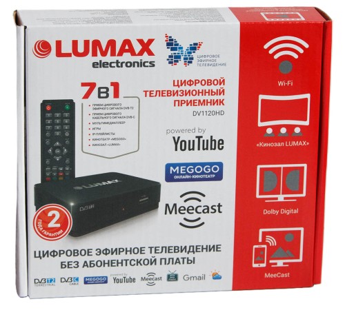Цифровая ТВ приставка LUMAX DV1120HD