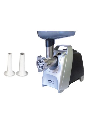 Электрическая мясорубка М61.01 Аксион черно-серебристая