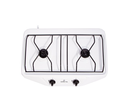Газовая плита GRETA 1103G(2)N 500 MN 00 (W) белая, 2 конфорки