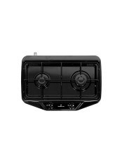 Газовая плита GRETA 1103 G(2)N 500 MN 00(D) черная, 2 конфорки