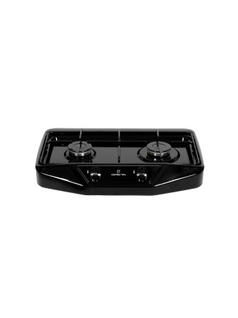 Газовая плита GRETA 1103 G(2)N 500 MN 00(D) черная, 2 конфорки