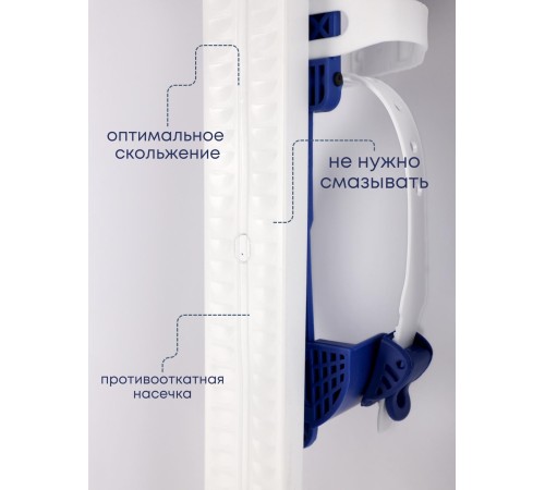 Детские лыжи "Быстрики" Коты 90/90 см с палками
