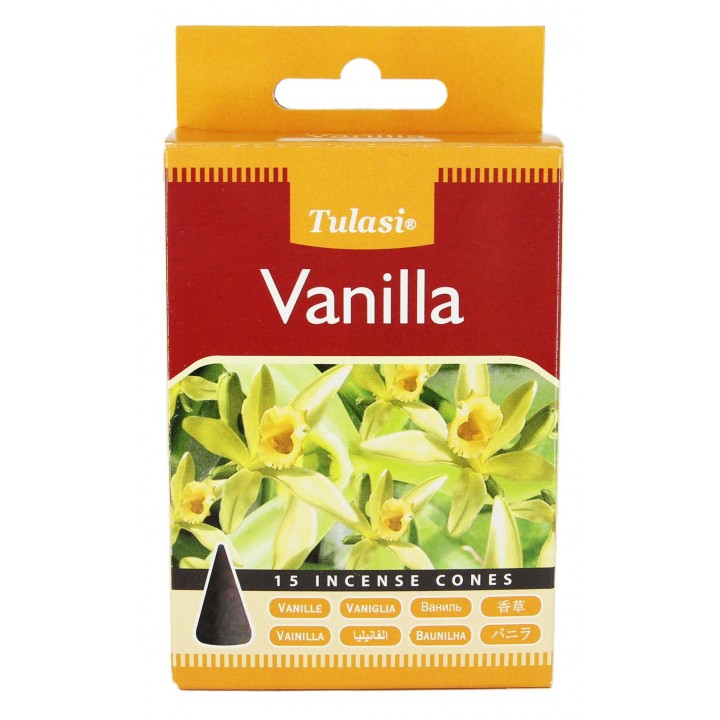 Благовония конусные Tulasi Vanilla