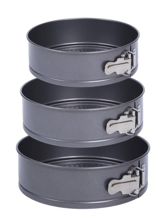 Формы для выпечки разъемные набор из 3 шт. Mallony SF-002SET, диаметр 20,22,24 см