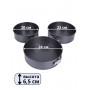 Формы для выпечки разъемные набор из 3 шт. Mallony SF-002SET, диаметр 20,22,24 см