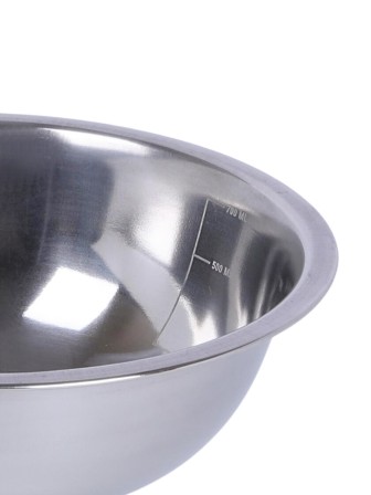 Миска металлическая 0,8 л MALLONY Bowl-Roll-16 из нержавеющей стали