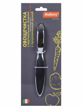 Овощечистка ручная вертикальная MALLONY MODERNO с лезвием 5 см