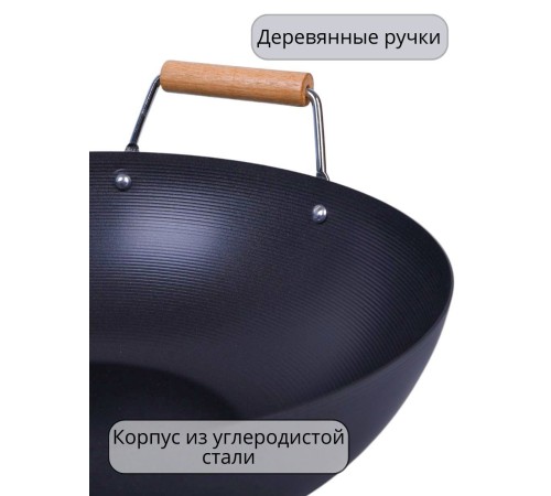 Сковорода ВОК Mallony LARGO антипригарная, 32 см