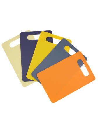 Набор досок разделочных Mallony ARCOBALENO, 19х29 см, 5 шт.