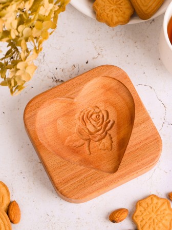 Форма для пряника (пряничная доска) Buken «Сердце с розой»