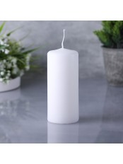 Свеча декоративная белая пеньковая Омский свечной